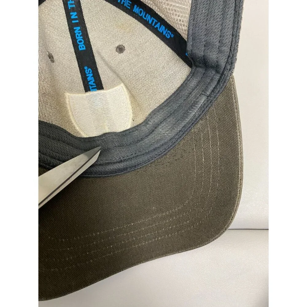 Kuhl Hat Snapback Trucker Gray Baseball Cap Olive Green Outdoor Hiking‎ Camping